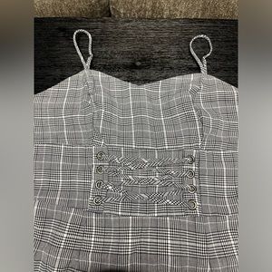 Medium Midi Dress Black and White